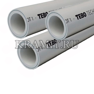 Труба PP-R армированная PN25 110x18,4 (TEBO, Турция)