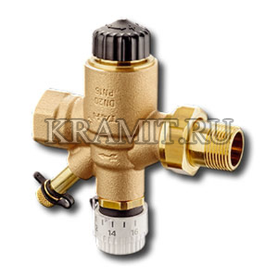 Регулирующий клапан со встроенным регулятором температуры TA-COMPACT-T, DN20, 8-18 oC, PN16, 4221-03.000