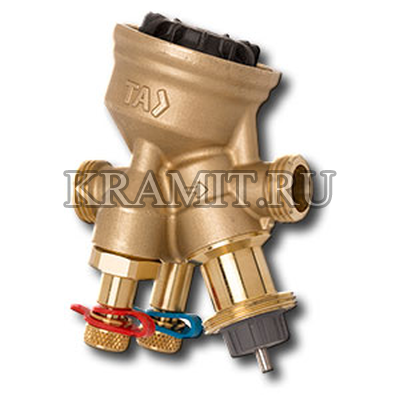Комбинированный балансировочный регулирующий клапан TA-COMPACT-P, DN25, наружная резьба, AMETAL, 52164025